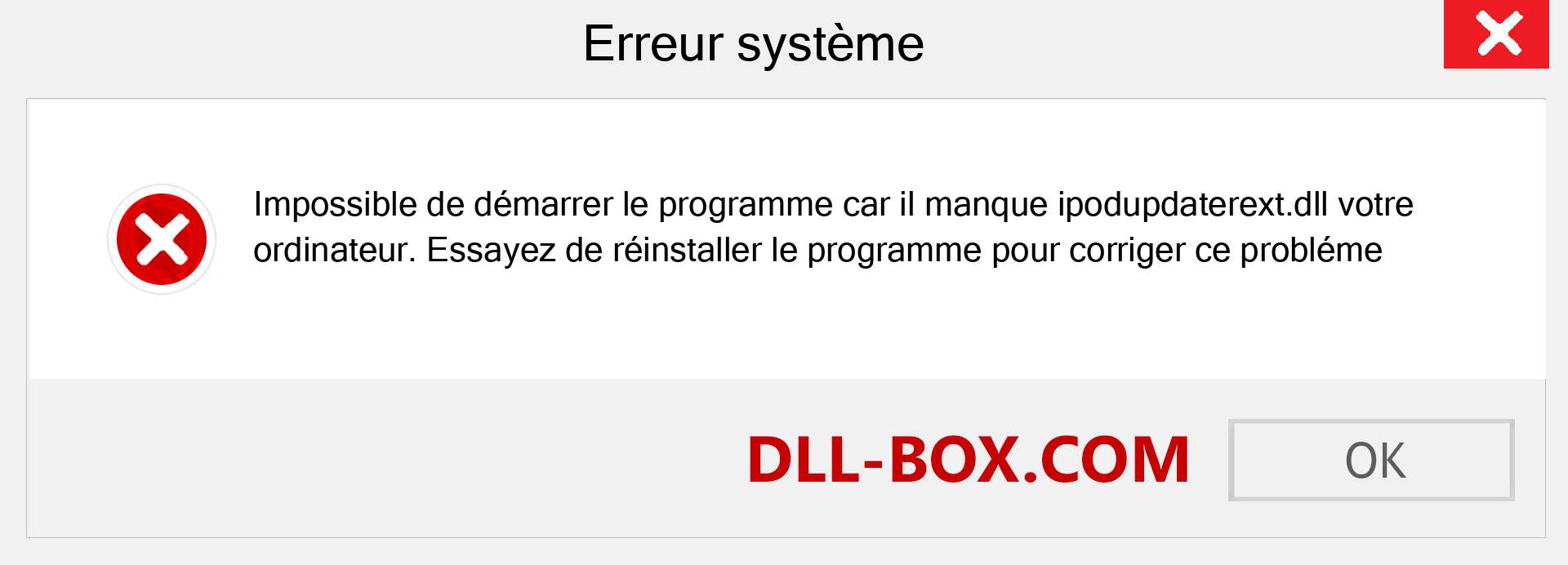 Le fichier ipodupdaterext.dll est manquant ?. Télécharger pour Windows 7, 8, 10 - Correction de l'erreur manquante ipodupdaterext dll sur Windows, photos, images